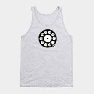 Call Retro Phone Dial Tank Top